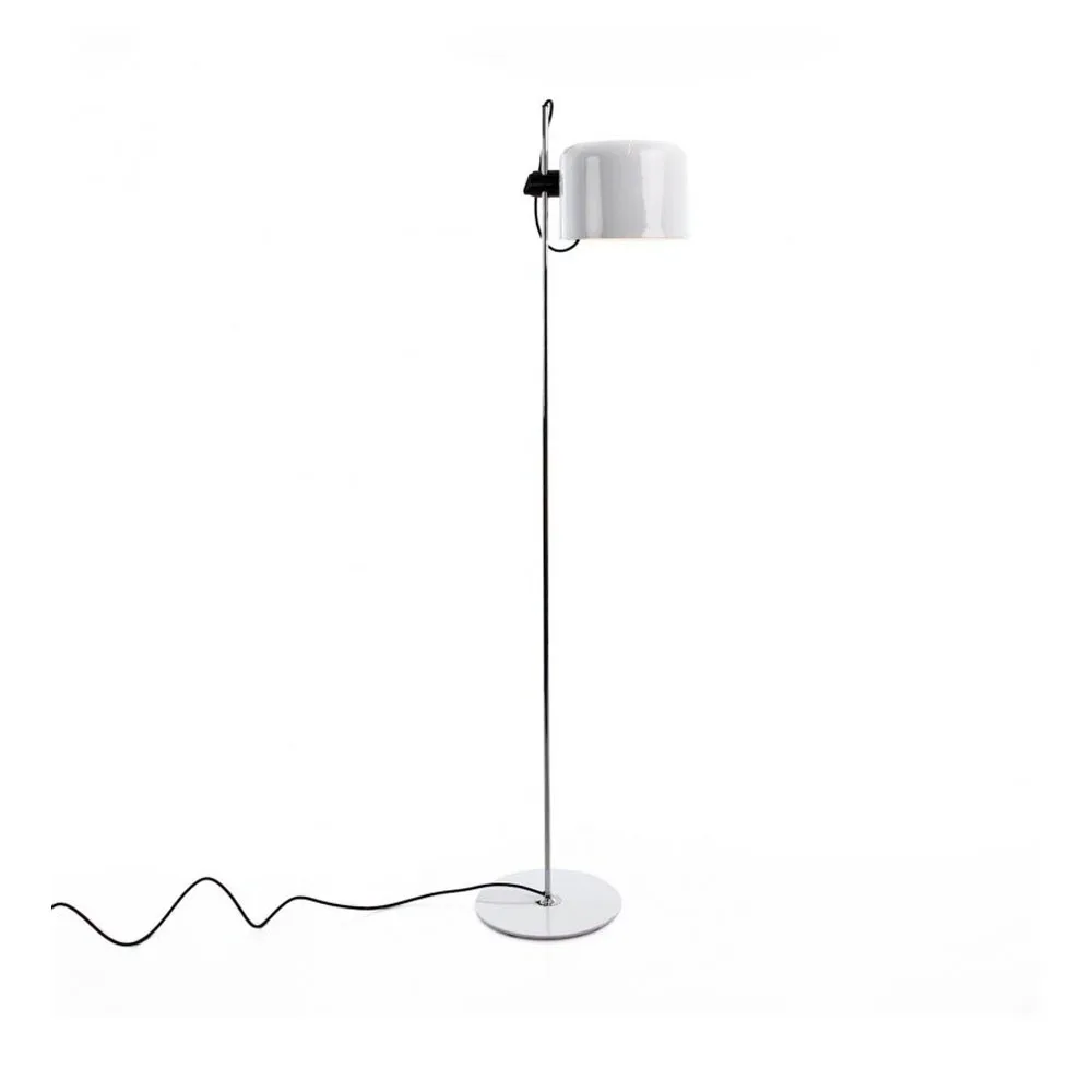 Coupé 3321 gulvlampe, white, kromstel Oluce