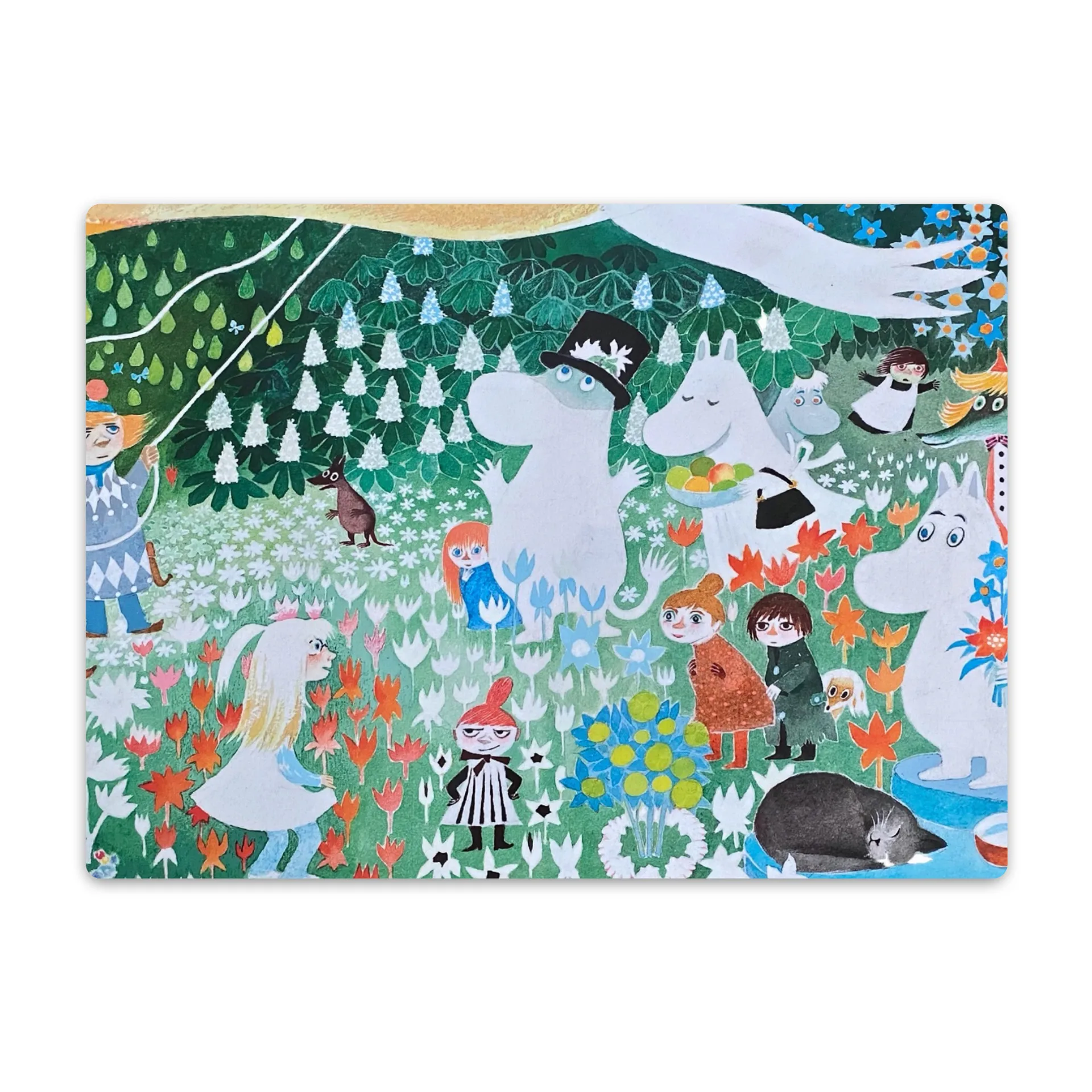 Dangerous journey dækkeserviet 40x30 cm, Green Opto Design