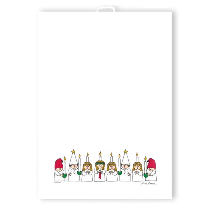 Lucia viskestykke 50x70 cm - Hvid - Opto Design