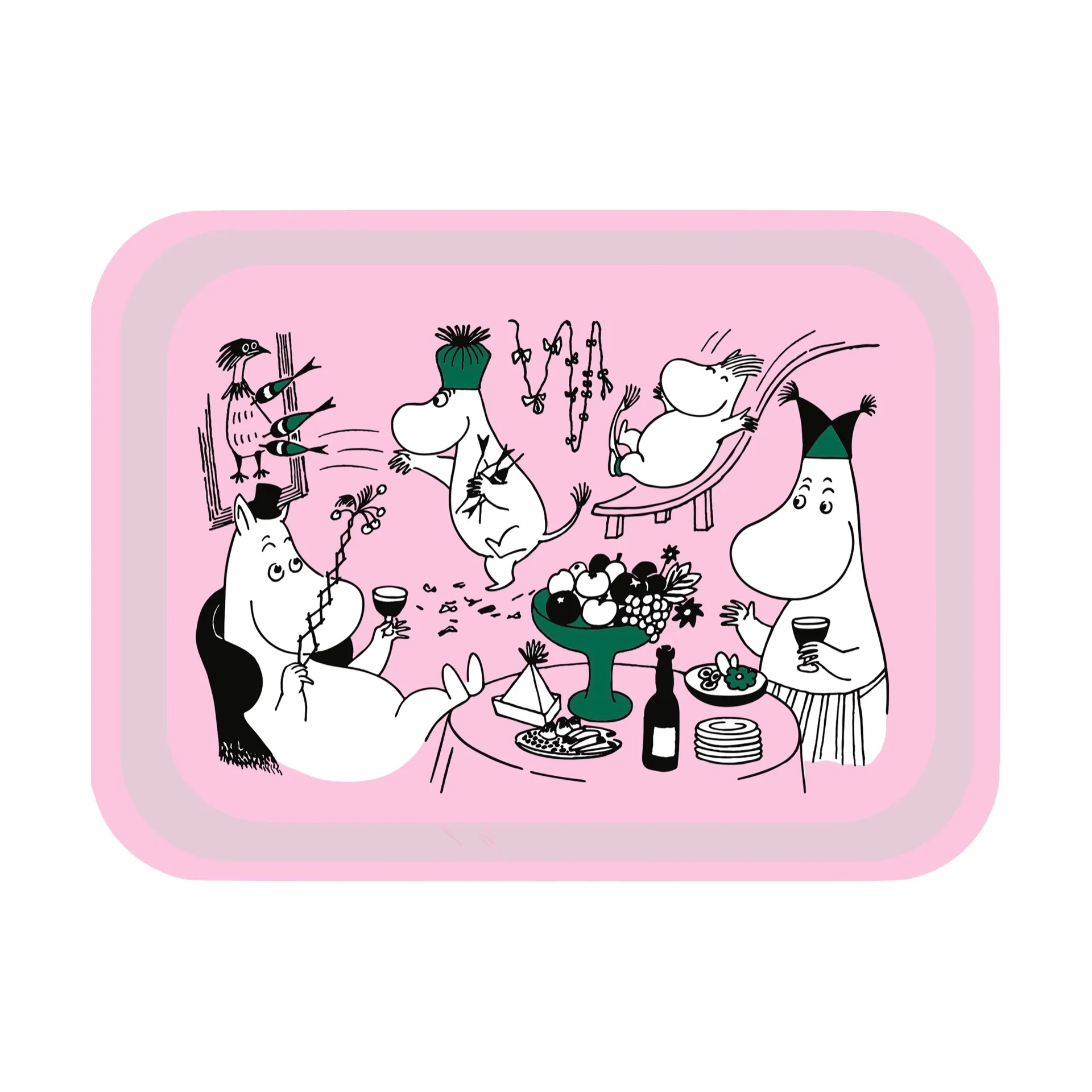 Moomin 80 bakke 20x27 cm, Pink Opto Design