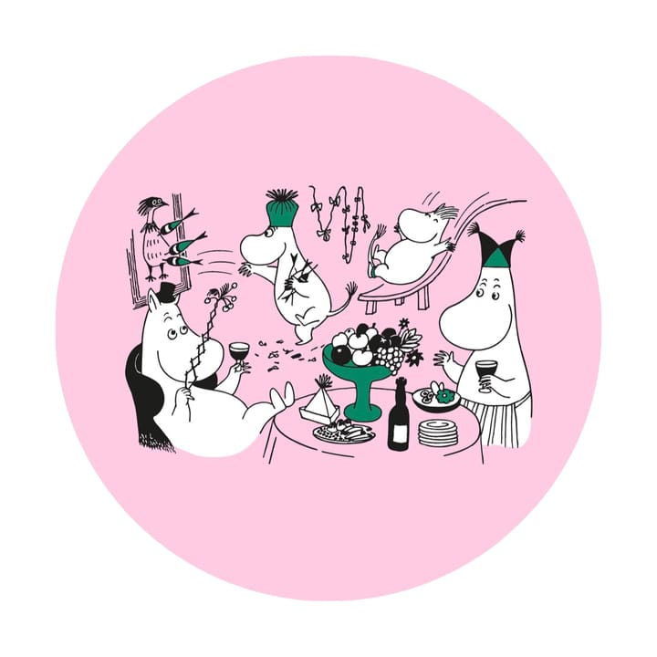 Moomin 80 bordskåner Ø21 cm - Pink - Opto Design