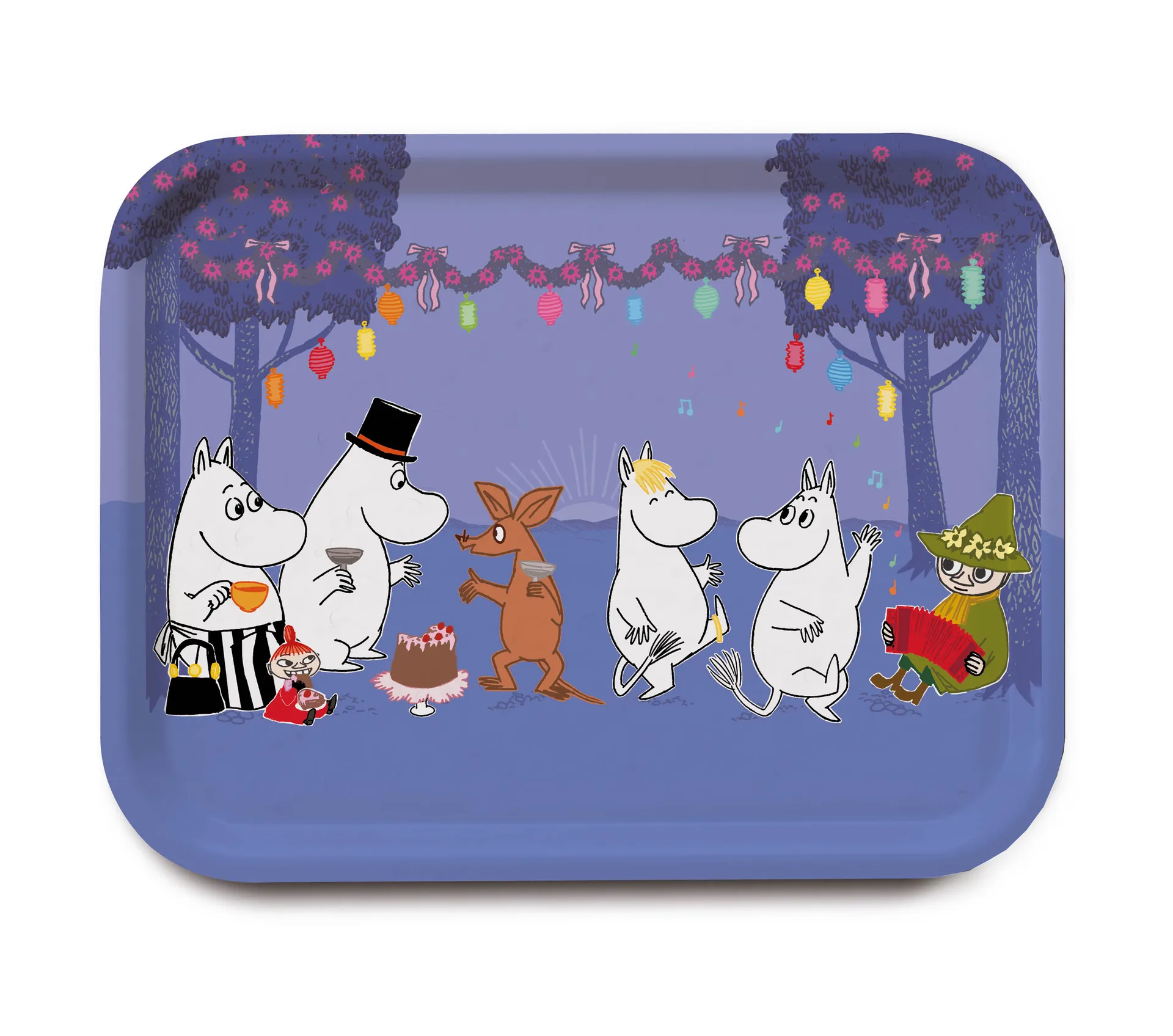 Moomin Dancing bakke, Blå Opto Design