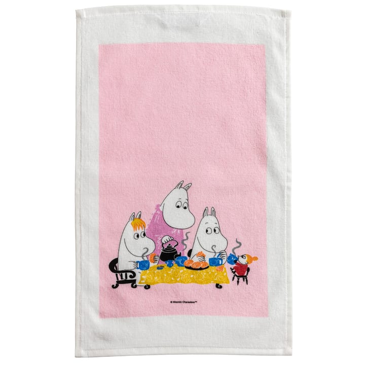 Mumitroldene Tea party håndklæde - Pink - Opto Design