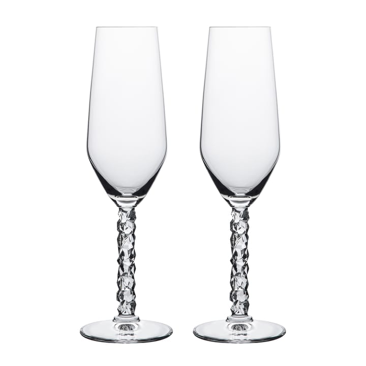 Carat champagneglas 24 cl 2-pak - Klar - Orrefors