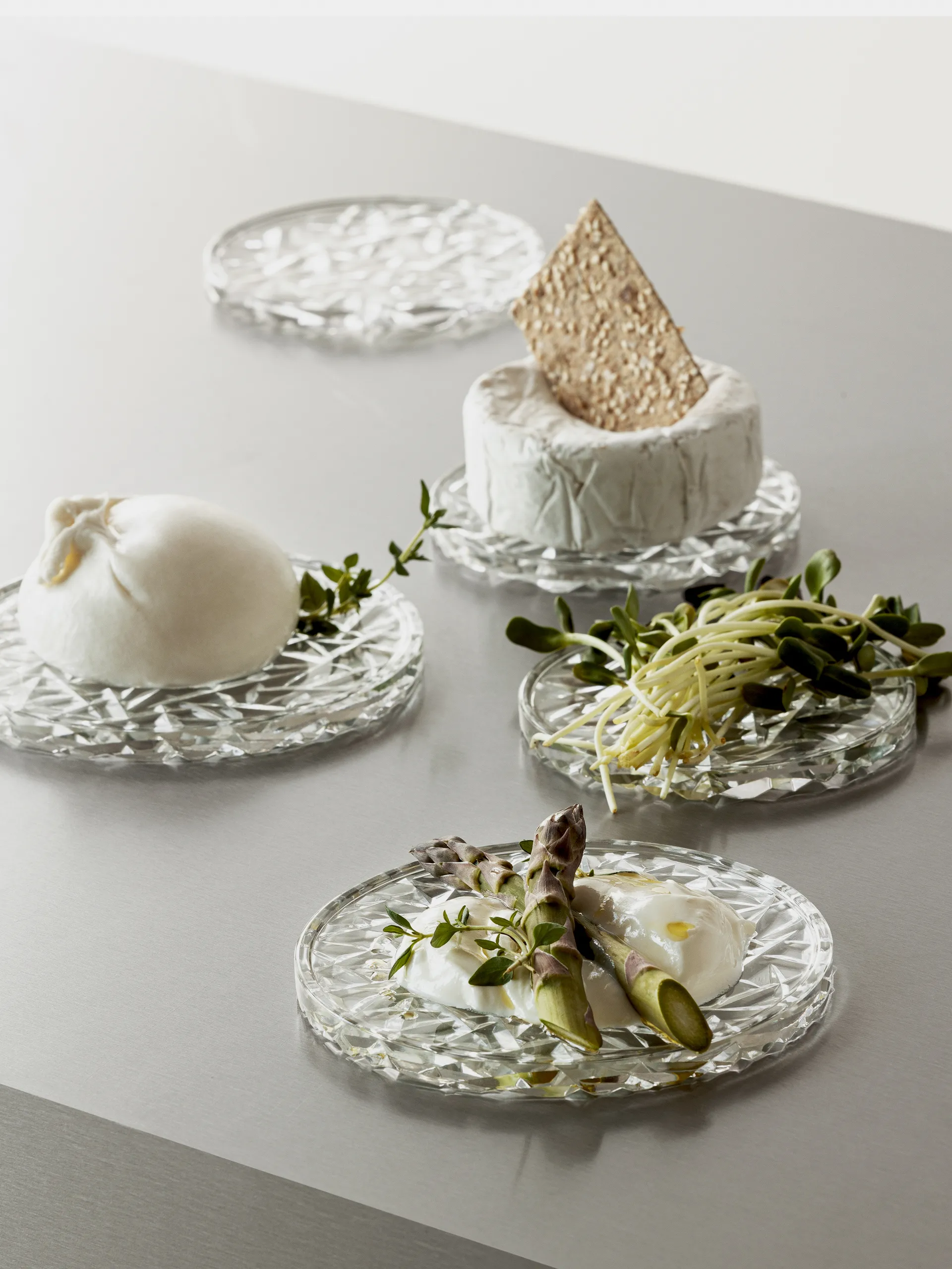 Carat coasters Ø10 cm 2-pak, Klar Orrefors