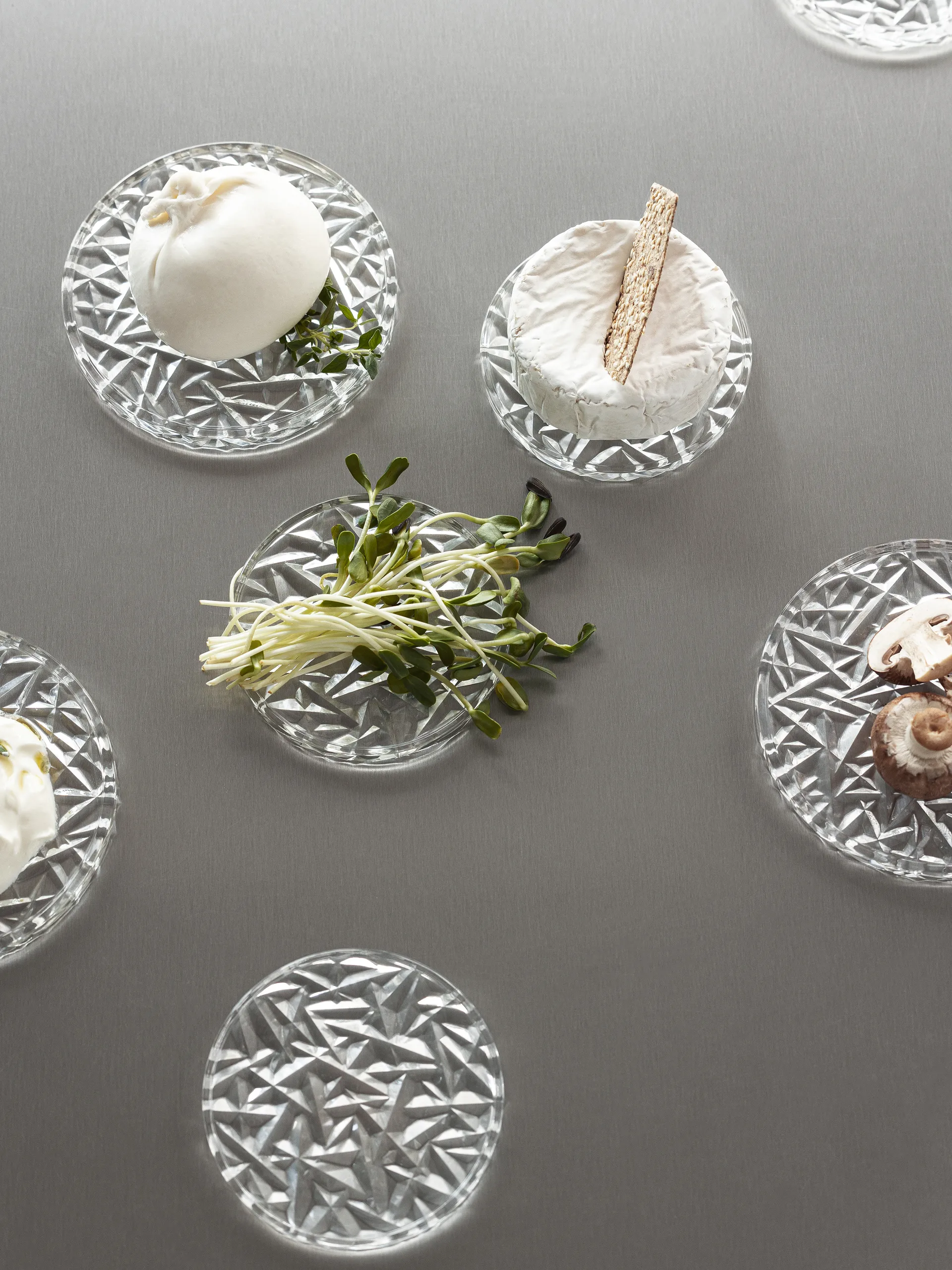 Carat coasters Ø10 cm 2-pak, Klar Orrefors