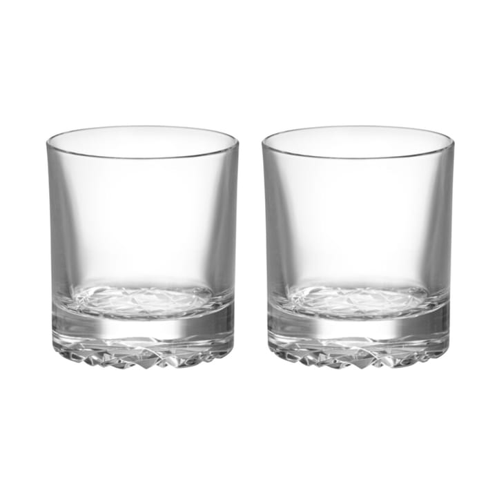 Carat double old fashioned glas 28 cl 2-pak - Klar - Orrefors