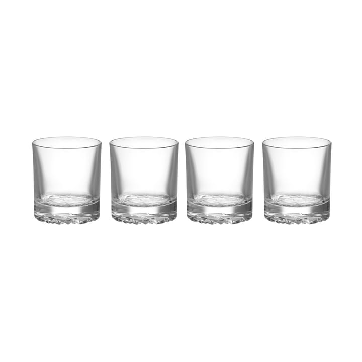 Carat double old fashioned glas 28 cl 4-pak - Klar - Orrefors