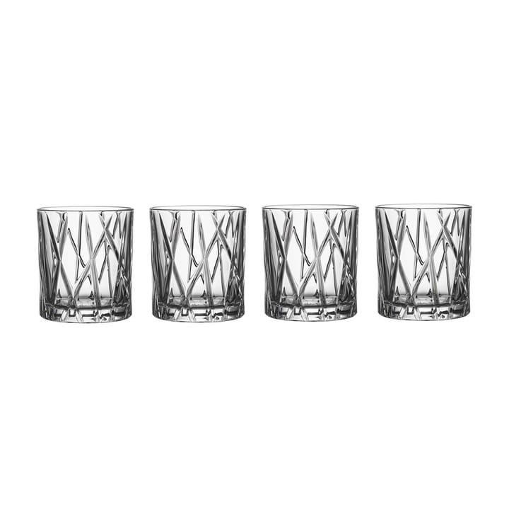 City Old Fashioned glas 4 stk - 24,5 cl - Orrefors