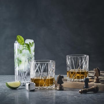 City whiskey sten 4 stk - rustfrit stål - Orrefors
