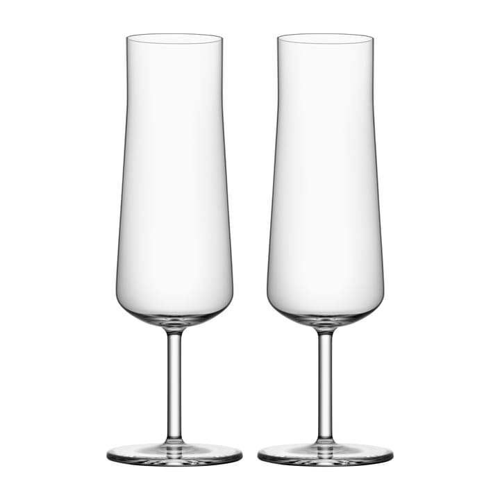 Informal champagneglas 22 cl 2-pak - Klar - Orrefors