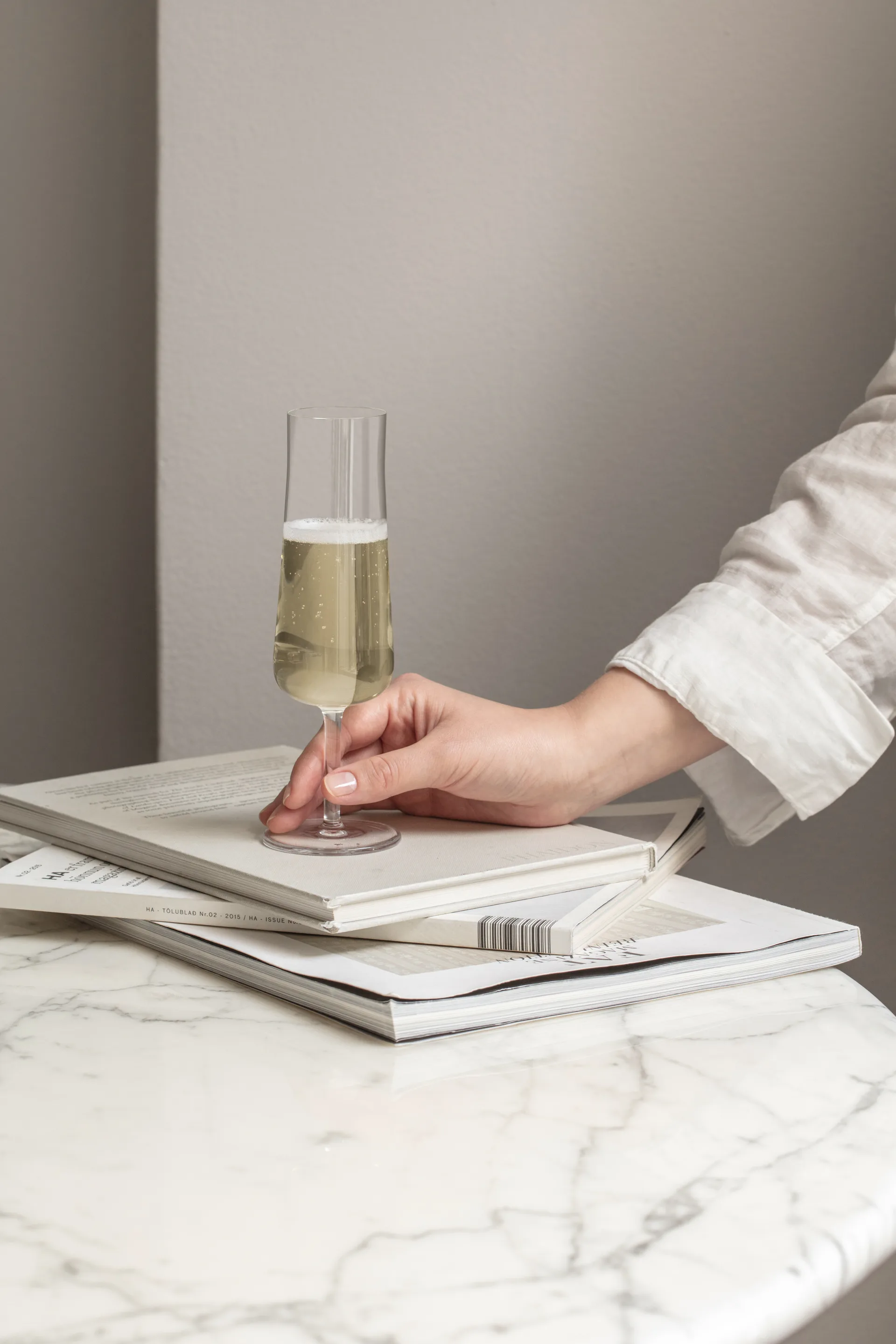 Informal champagneglas 22 cl 2-pak, Klar Orrefors