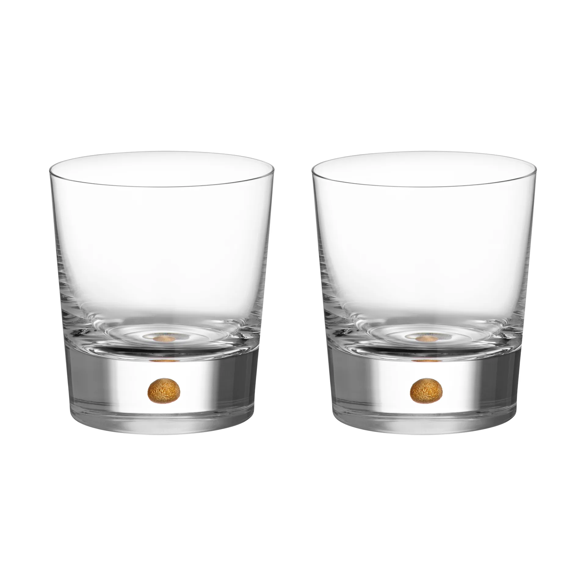 Intermezzo double old fashioned 40 cl 2-pak, Guld Orrefors