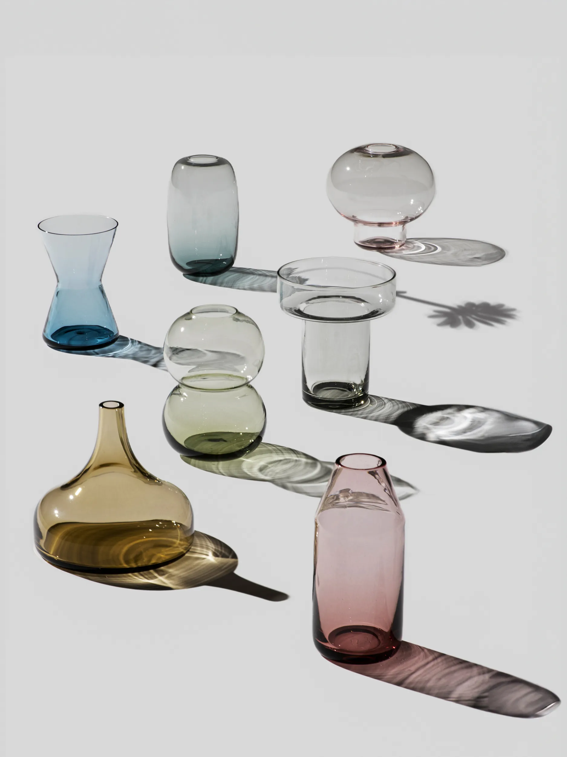 Midsummer minivase Wood Cranesbill, 100 mm Orrefors