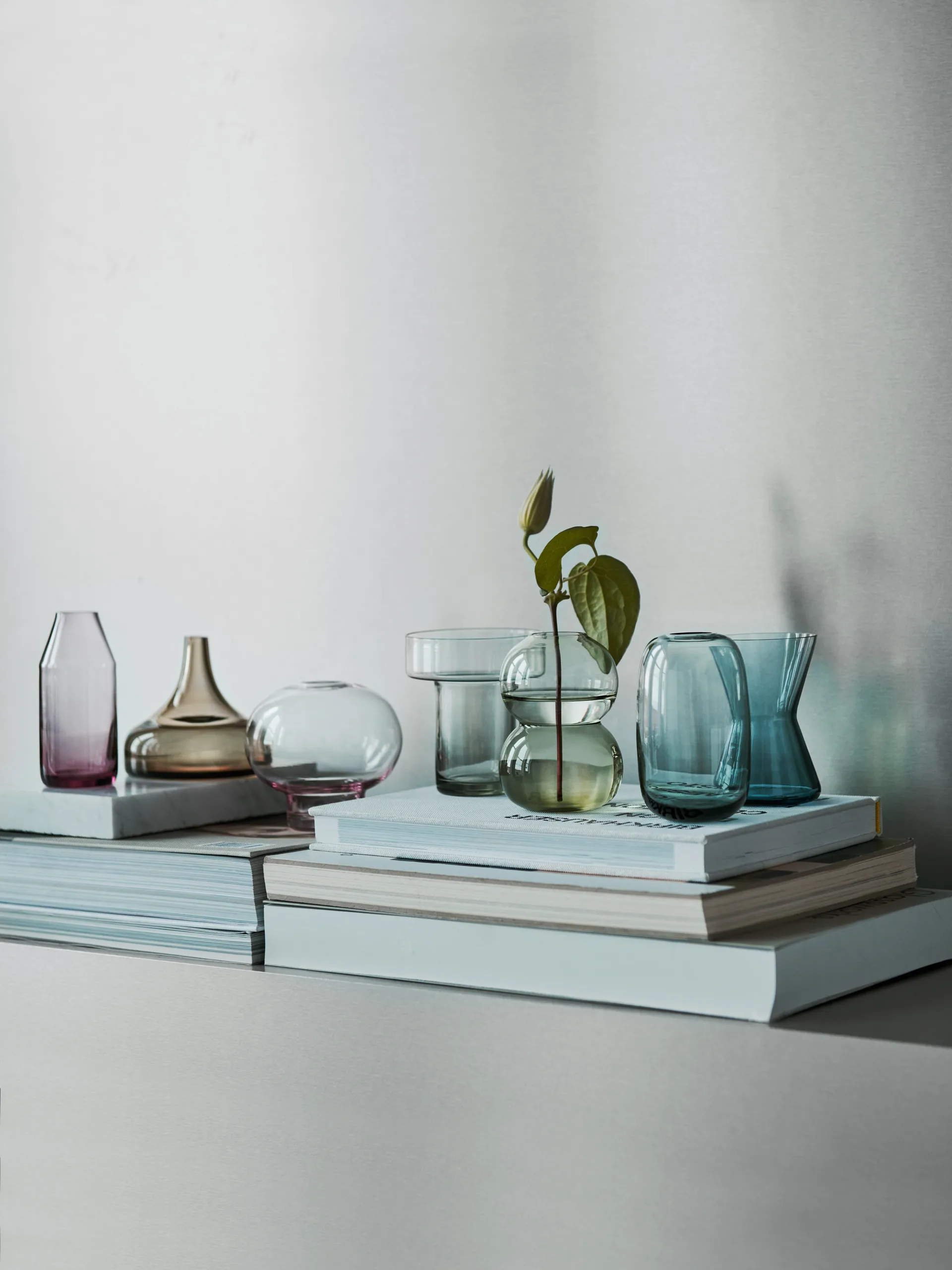 Midsummer minivase Wood Cranesbill, 100 mm Orrefors