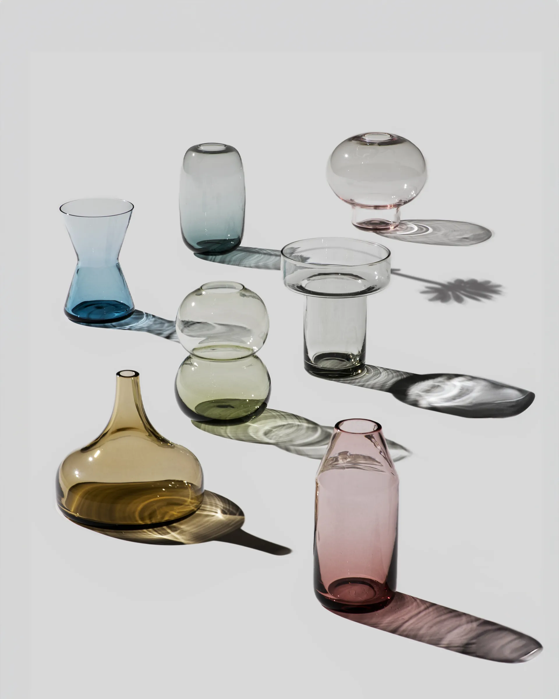 Midsummer minivaser 7 dele, Flerfarvet Orrefors