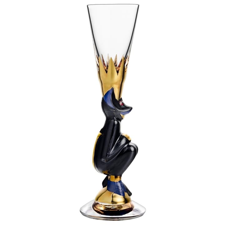 Nobel snapseglas 4 cl, Sort Orrefors
