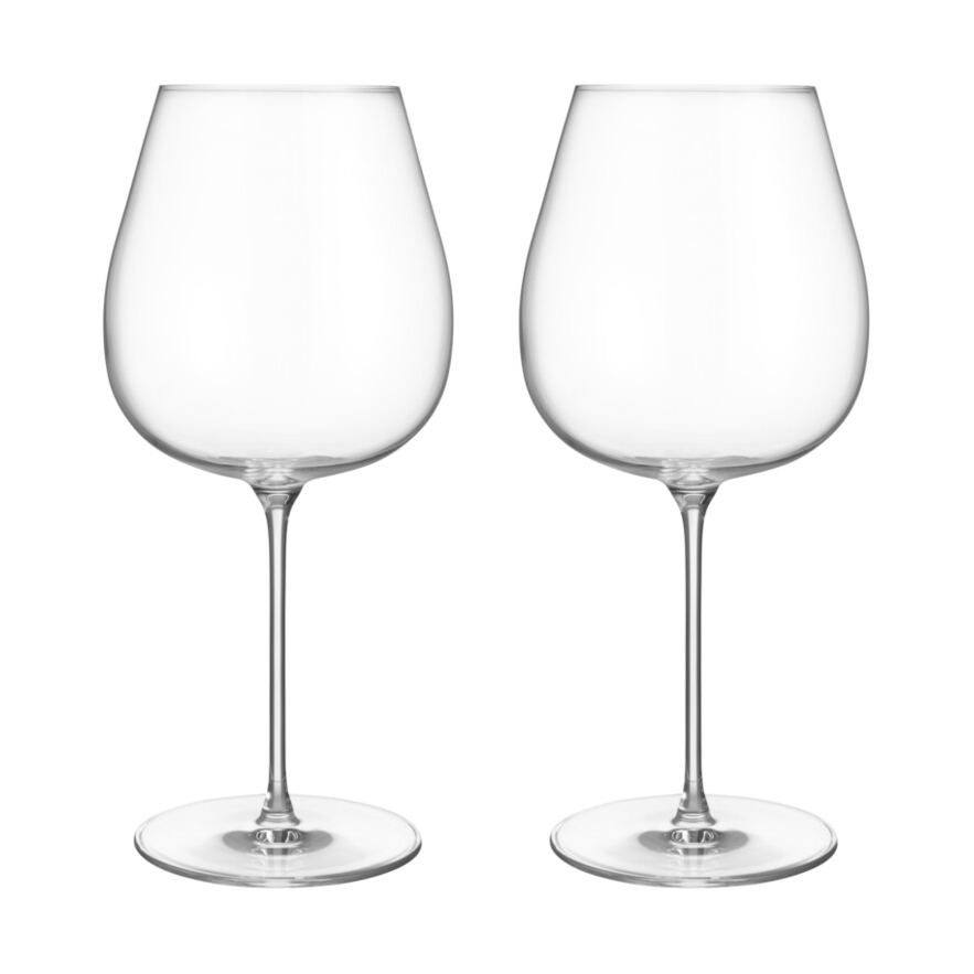 Orrefors x Björn Frantzén rødvinsglas 2-pak 75 cl | Skandinavisk Design | Vinglas | Gennemsigtig