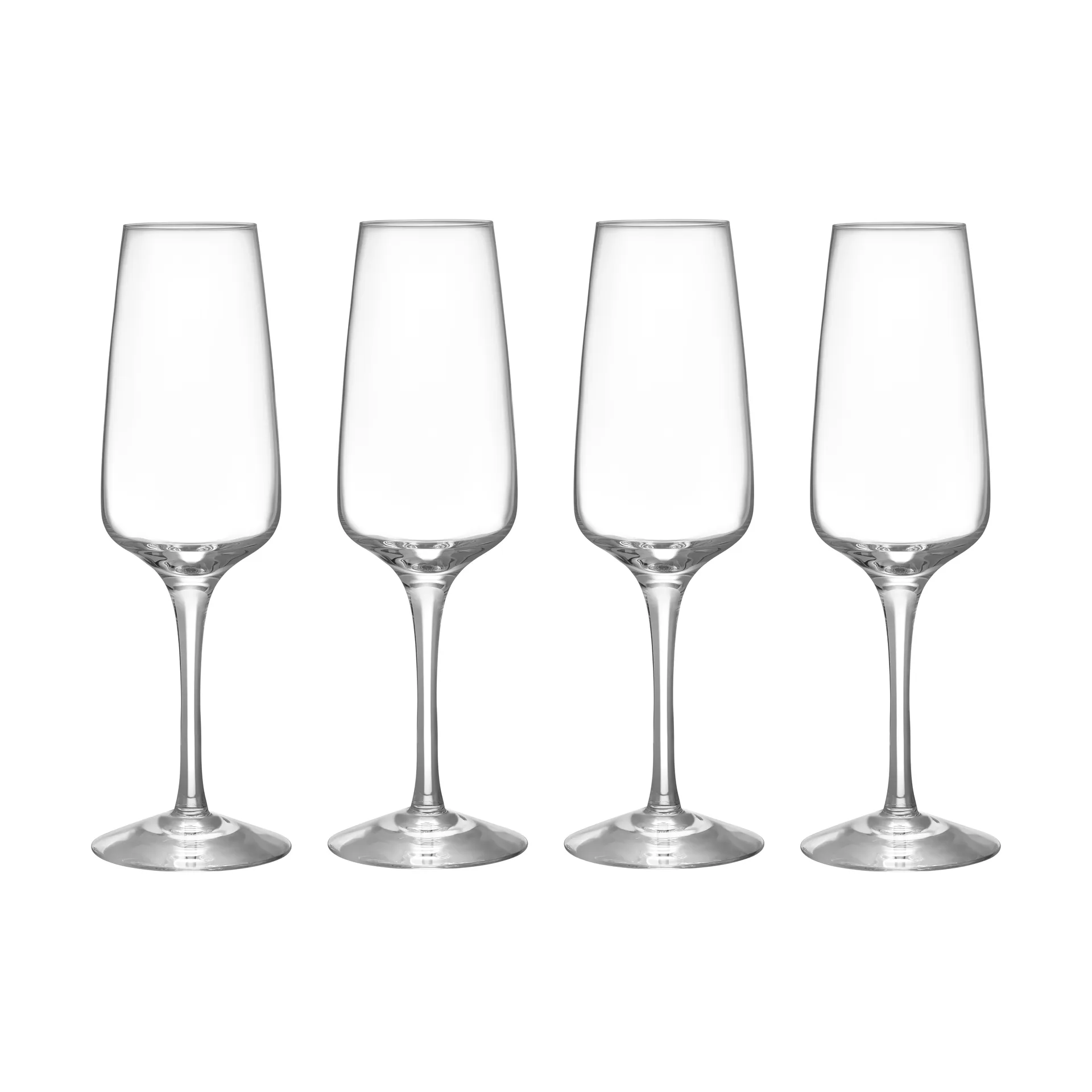 Pulse champagneglas 28 cl 4-pak, Klar Orrefors