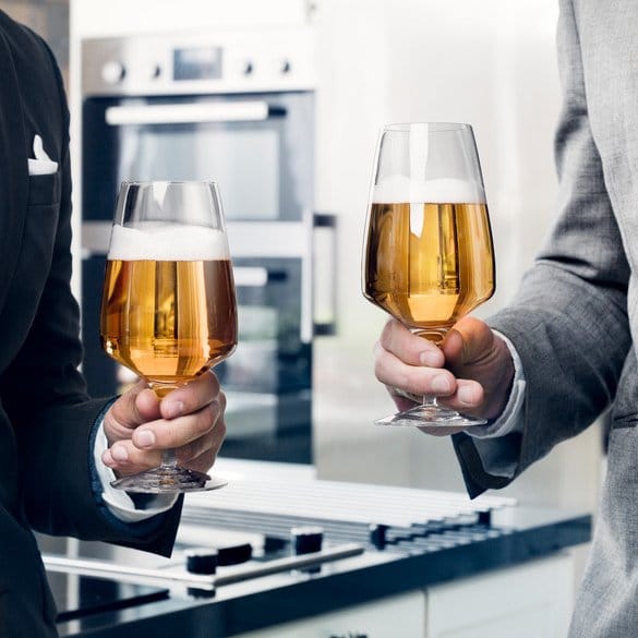 Pulse ølglas 4 stk, 4 stk 55 cl Orrefors