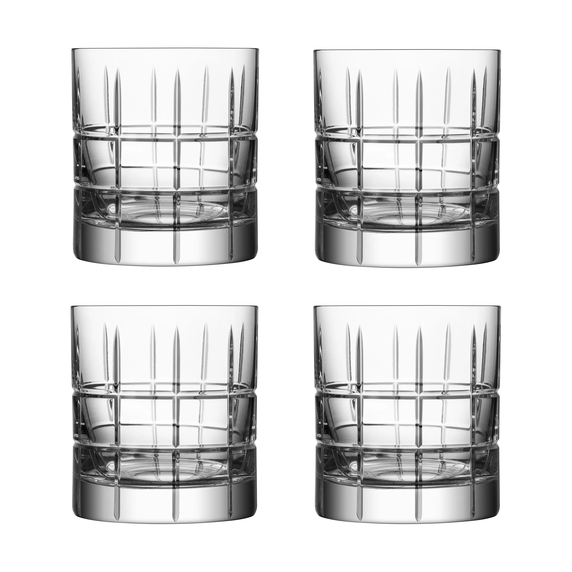 Street Old Fashioned glas 27 cl 4-pak, Klar Orrefors