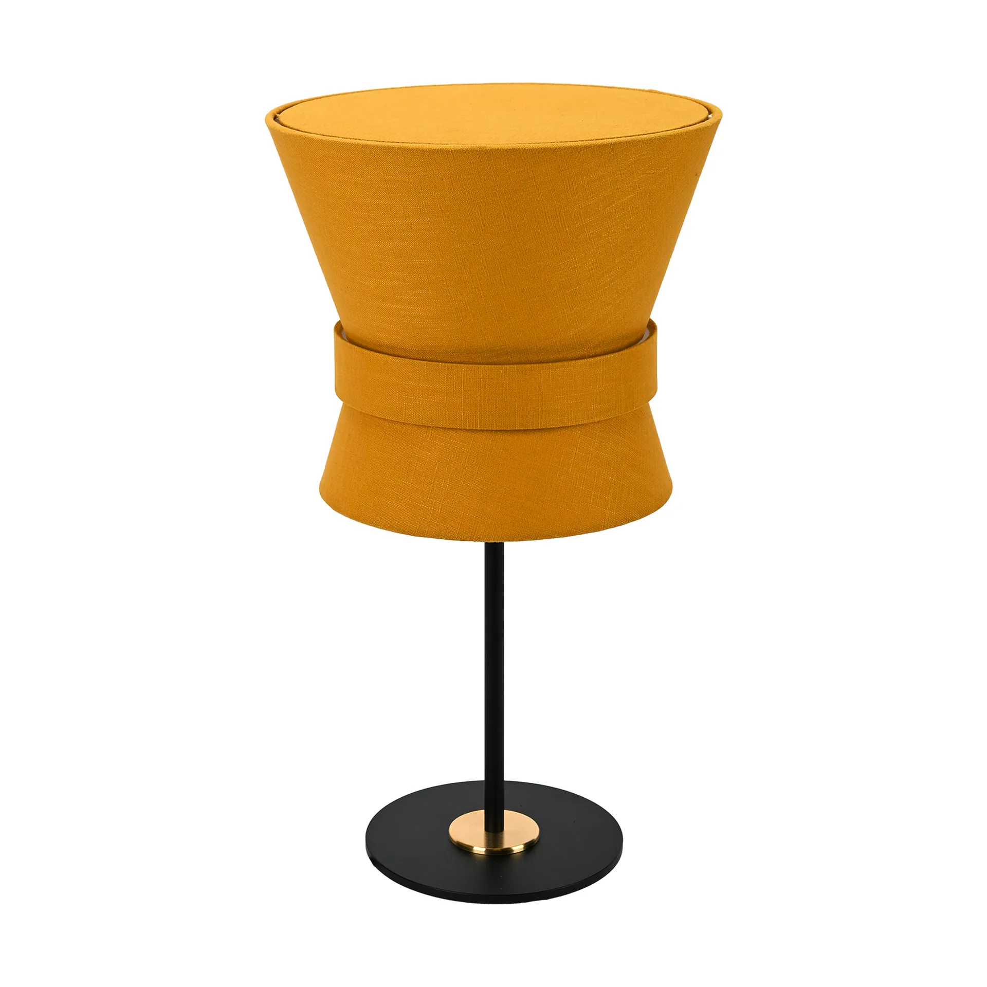 Bow bordlampe, Sort-yellow ochre, small 50 cm Örsjö Belysning