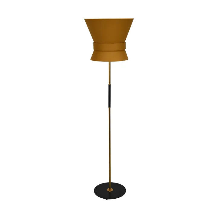 Bow gulvlampe - Rå messing-yellow ochre, large 159 cm - Örsjö Belysning