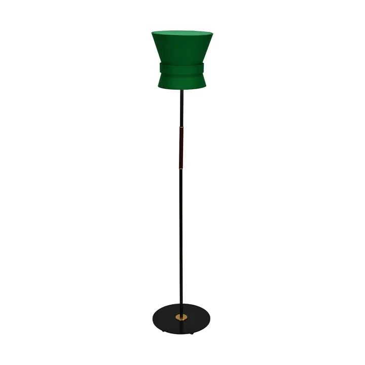 Bow gulvlampe - Sort-emerald green, small 147 cm - Örsjö Belysning