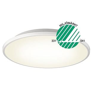 Disc loftlampe - hvid- hvidt opalglas - Örsjö Belysning