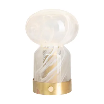 Essence Cloudy portable bordlampe - Messing-glas - Örsjö Belysning