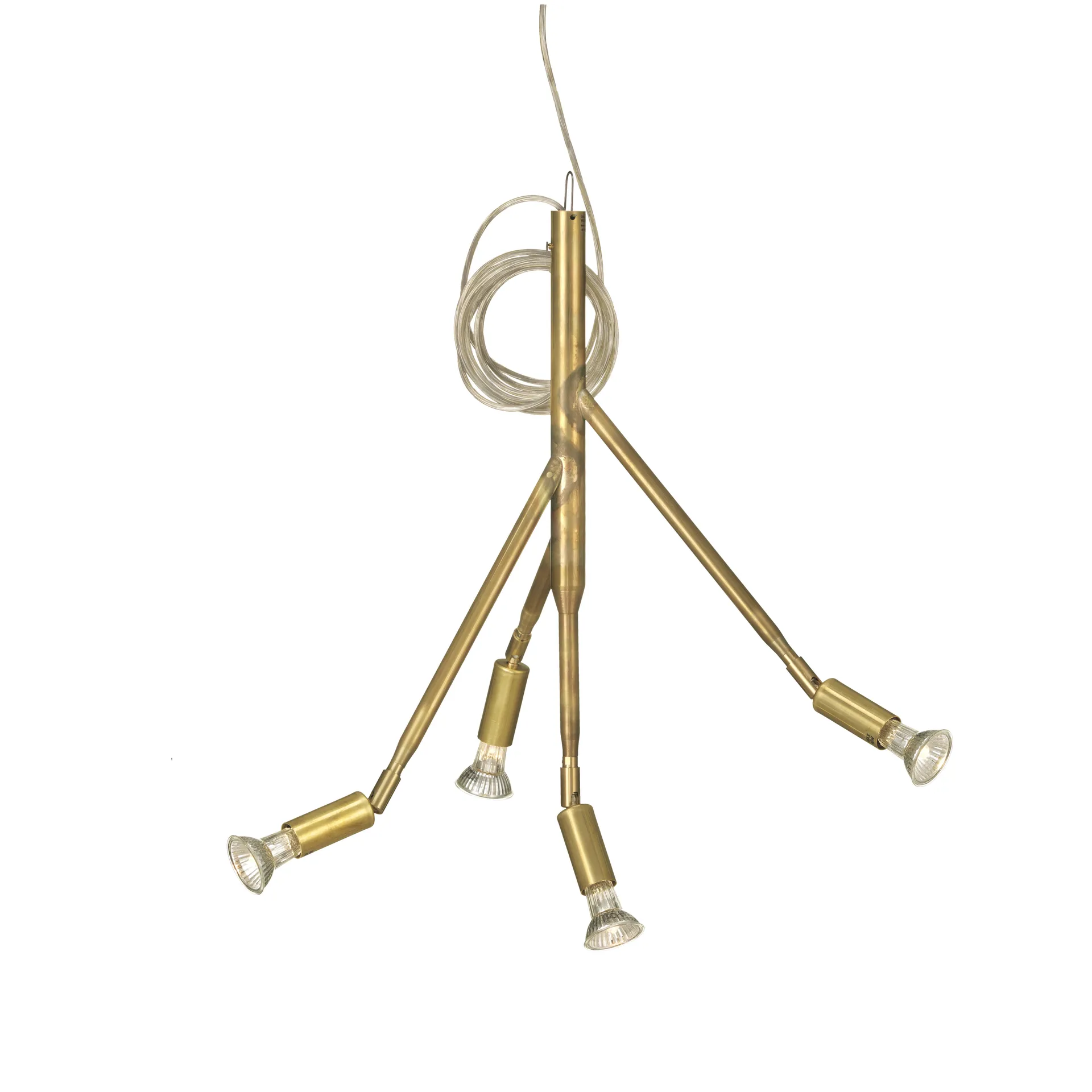 Kvist lampe lille, rå messing Örsjö Belysning