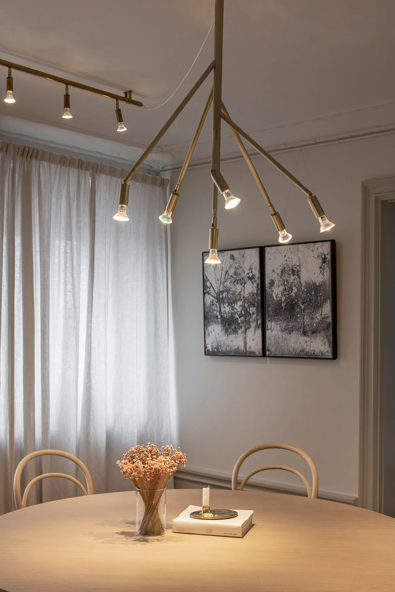 Kvist lampe stor, rå kobber Örsjö Belysning