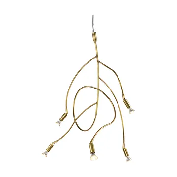 Ranka 5 loftlampe - Rå messing - Örsjö Belysning