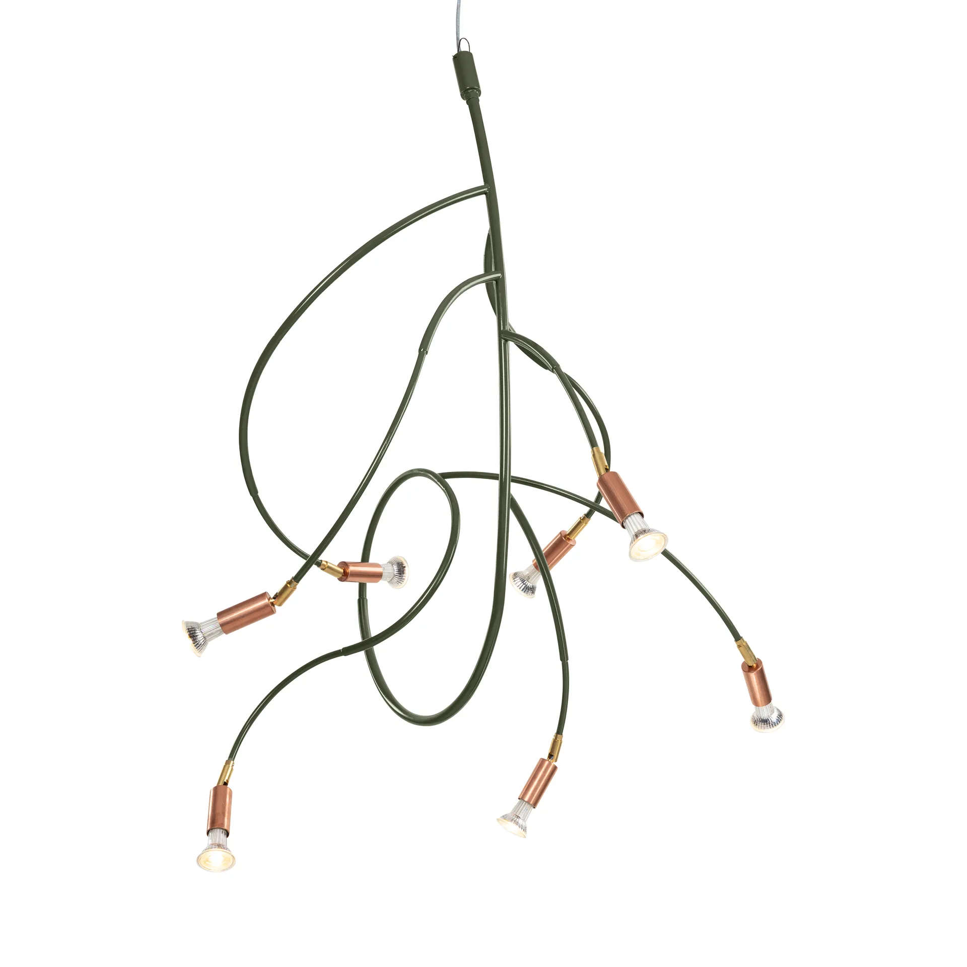 Ranka 7 loftlampe, Olivengrøn Örsjö Belysning