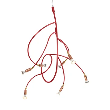 Ranka 7 loftlampe - Rød - Örsjö Belysning