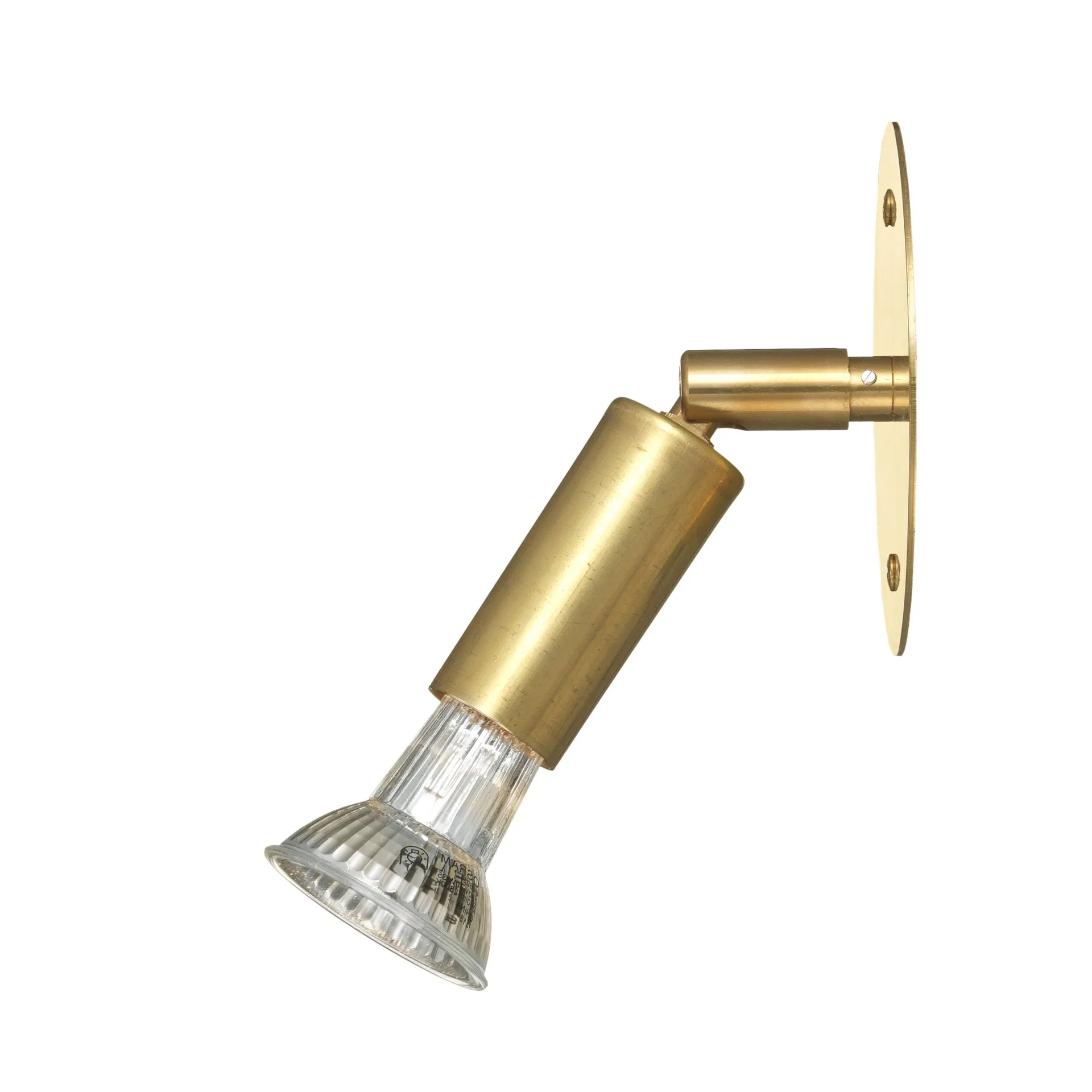 Star 1 væglampe fast montering, rå messing Örsjö Belysning