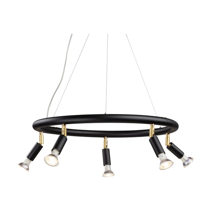 Star rund 5 loftspotlight Ø60 cm - Sort stål - Örsjö Belysning