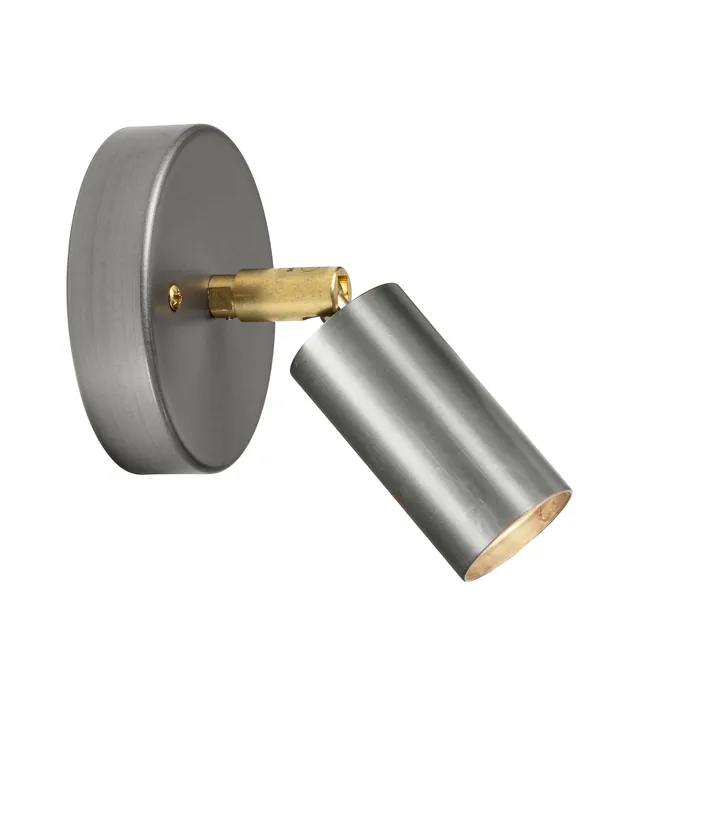 Starlight 1 loft-/væglampe m. forbindelseshus - Rå stål - Örsjö Belysning