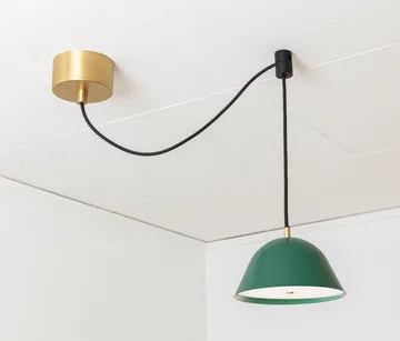 Streck pendel small 11x21 cm - Mørkegrøn RAL 6028 - Örsjö Belysning