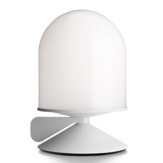 Vinge bordlampe - hvid struktur med hvid ledning - Örsjö Belysning