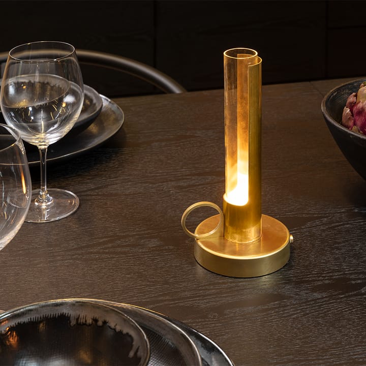Visir bordlampe, rå kobber Örsjö Belysning