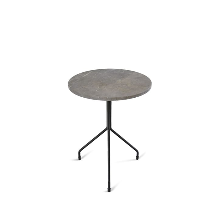 Allforone sidebord - Grey marble-black, Ø50 cm - OX Denmarq