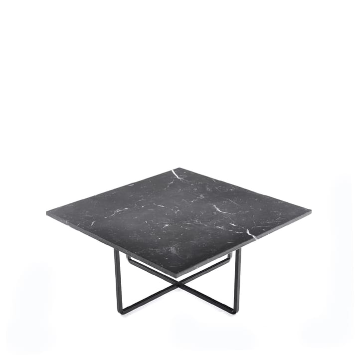 Ninety sofabord - marmor marquina, sort understel - OX Denmarq