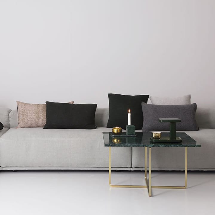 Ninety sofabord rektangulært - marmor marquina, sort understel - OX Denmarq