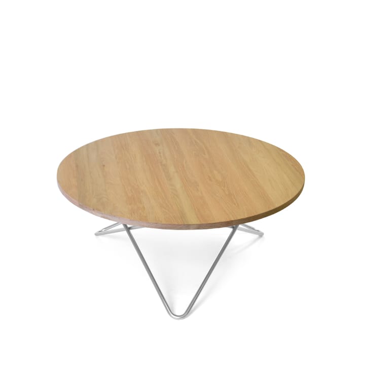 O Table sofabord - Eg matlak, rustfrit understel - OX Denmarq