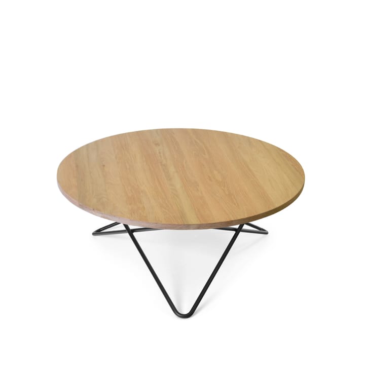 O Table sofabord - Eg matlak, sortlakeret understel - OX Denmarq