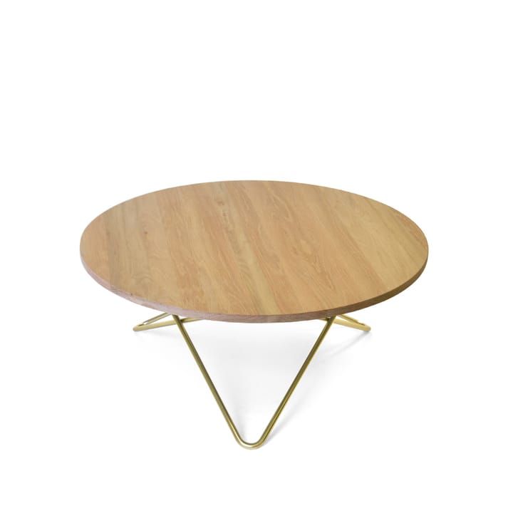 O Table sofabord - eg matlak, understel i messing - OX Denmarq