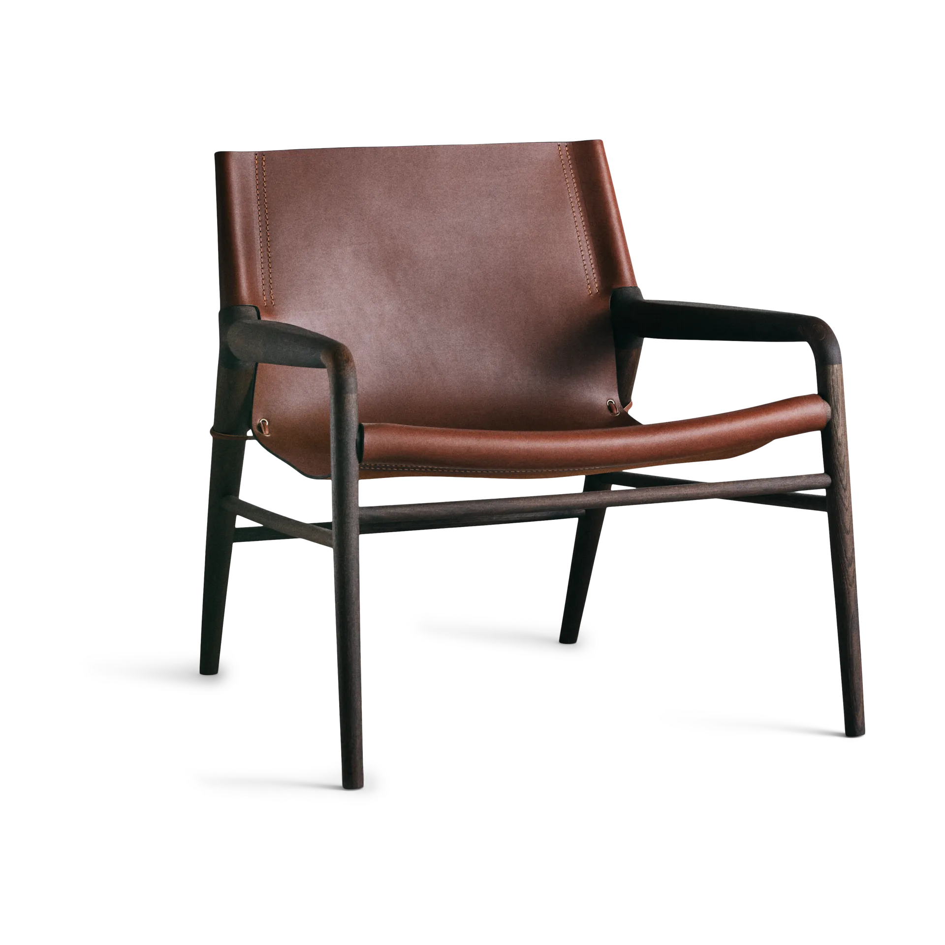 Rama Chair lænestol smoked oak, Cognac OX Denmarq