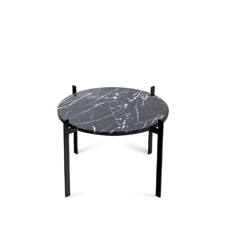 Single Deck bakkebord - marmor sort, sort understel - OX Denmarq