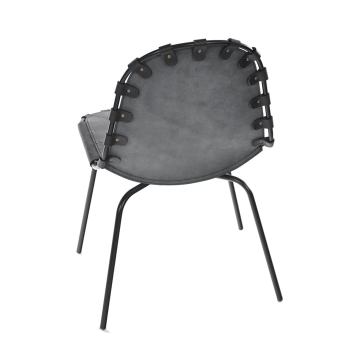 Stretch stol - læder cognac, sort understel - OX Denmarq